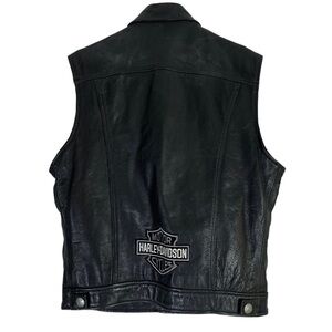 Vintage MB Leather Biker Vest Size XL